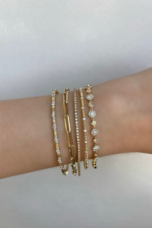 Rhinestone Bracelet Set